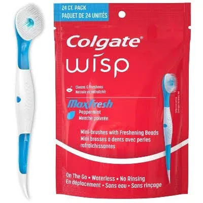 Colgate Wisp Max Fresh Peppermint Mini Brushes (3.6 oz)