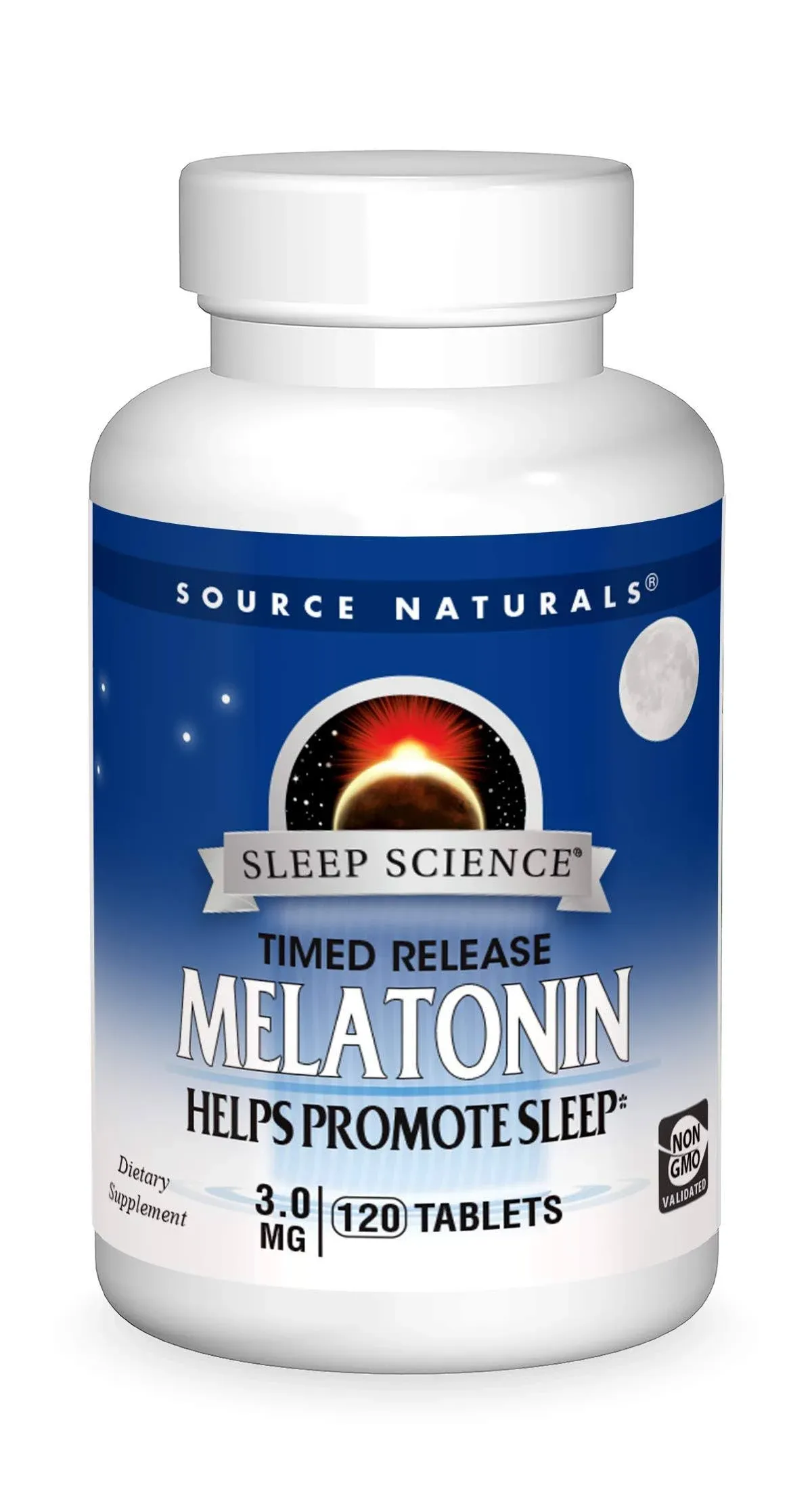 Source Naturals, Melatonin, 3 mg, Timed Release 120 Tabs