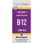 Superior Source No Shot B-12, 1000 mg, Tablets - 100 count