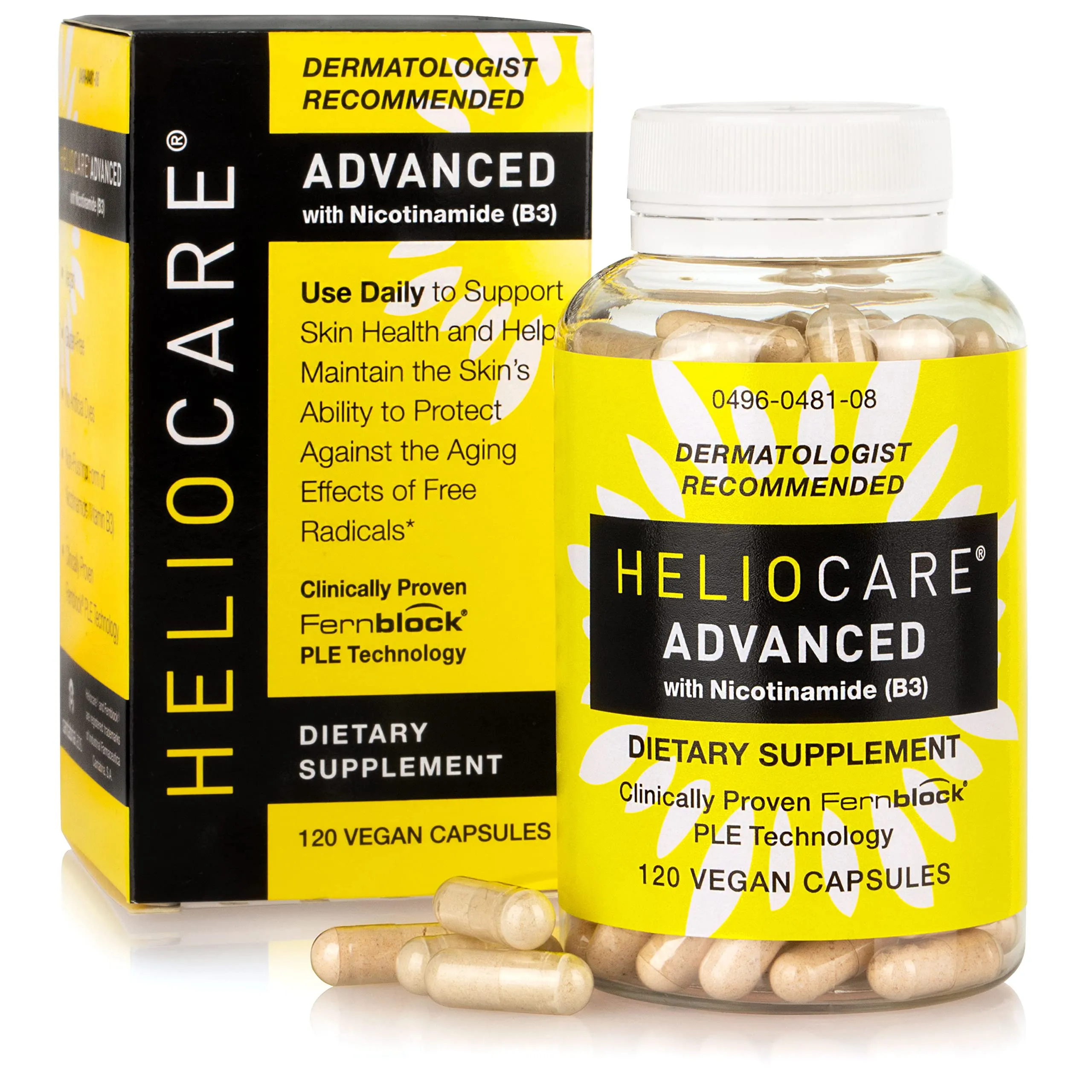 Heliocare Advanced Antioxidant Supplement with Nicotinamide