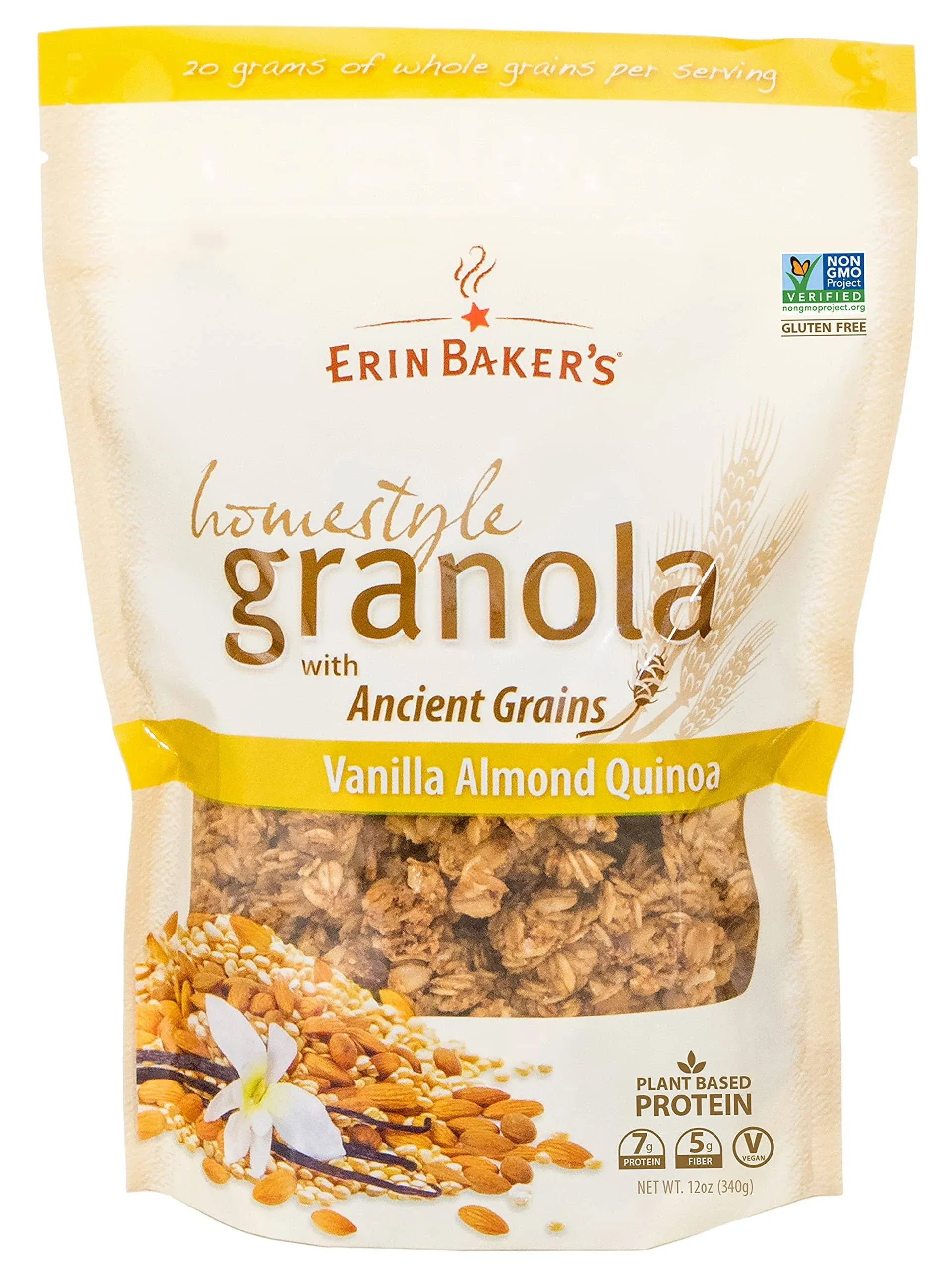 Erin Baker's Homestyle Granola Vanilla Almond Quinoa