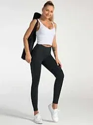 High Waist Yoga Leggings with 3 Pockets,Tummy Control Workout Running 4 Way Stre