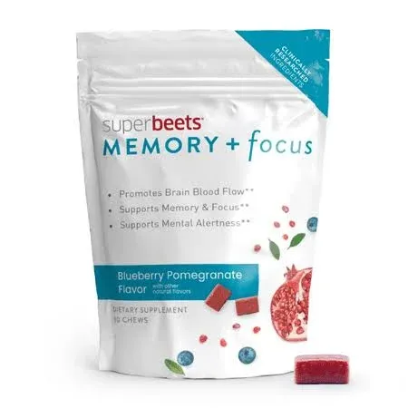 HumanN SuperBeets Memory & Focus Chews