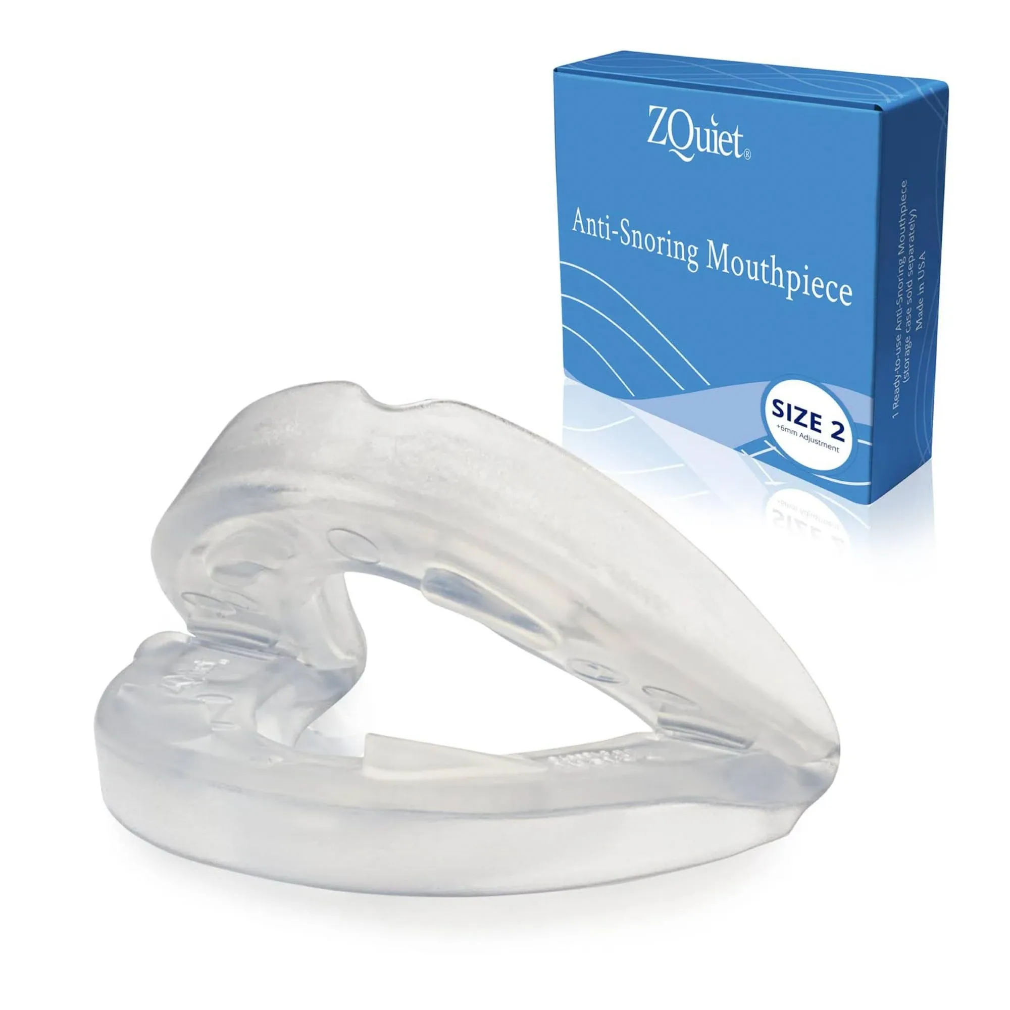 ZQuiet Anti-Snoring Mouthpiece Solution Comfort Size #1 Single Device Made New