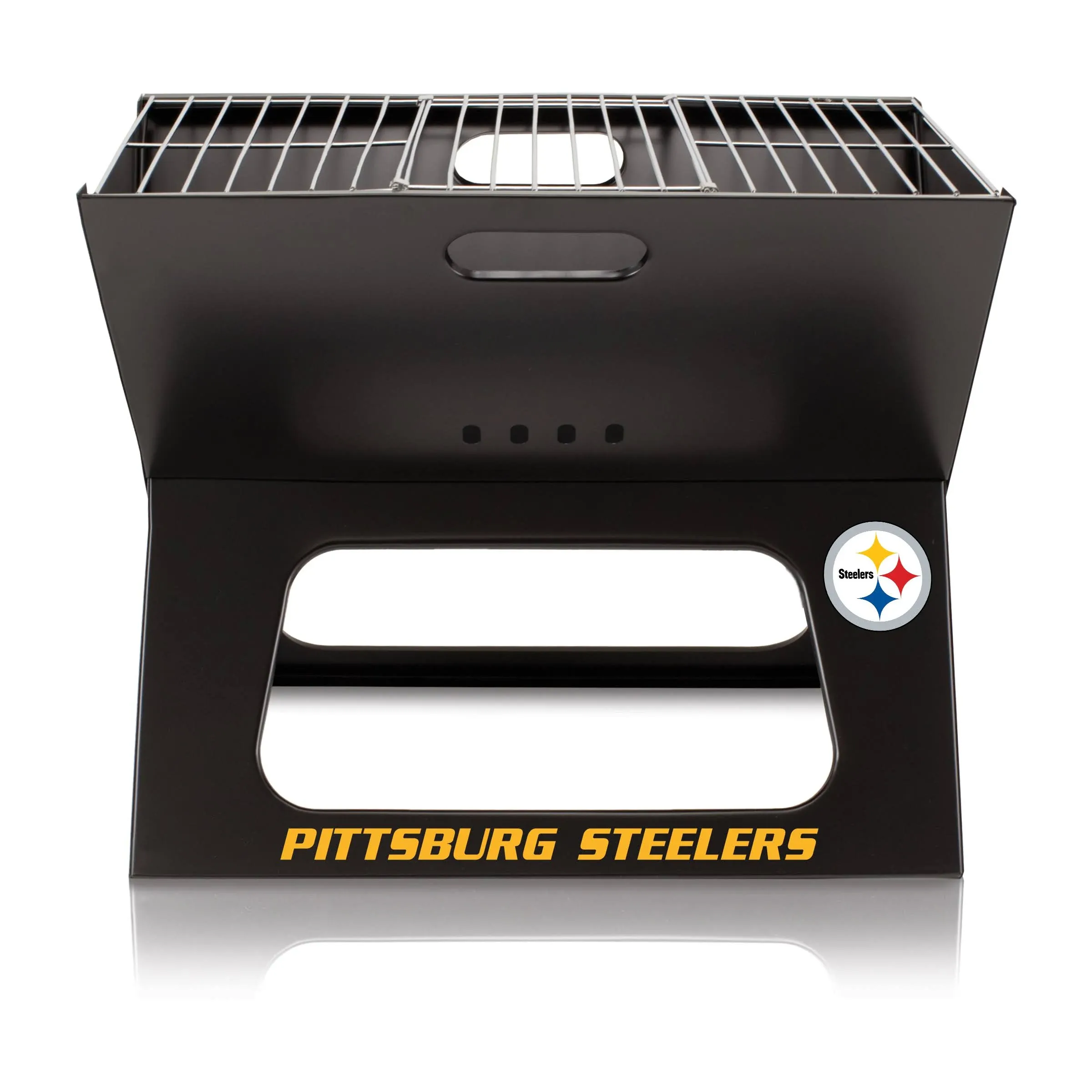 Officially Licensed NFL X-Grill Portable Charcoal Grill - Steelers