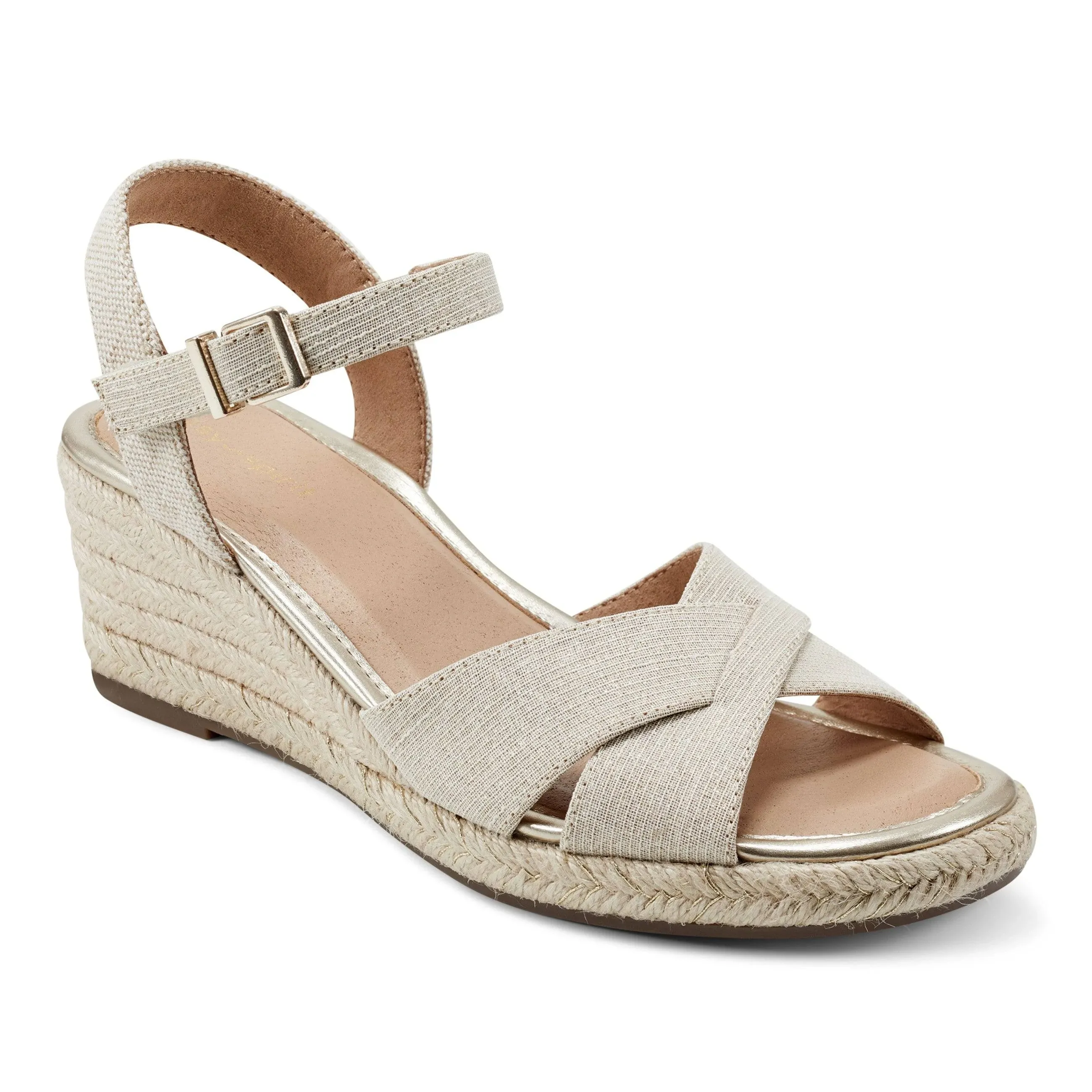 Easy Spirit Women's Shandra2 Espadrille Wedge Sandal