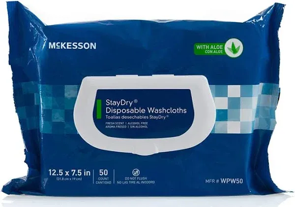 StayDry Scented Personal Wipe, 50 Count Soft Pack