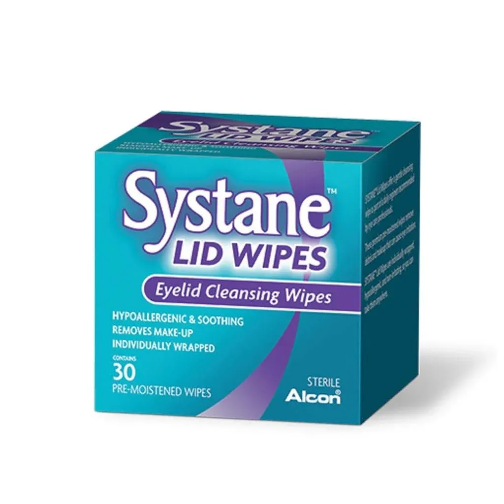 Systane Lid Wipes Eyelid Cleansing Wipes, 30 Count (Pack of 3)