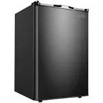 EUHOMY Upright Freezer, 3.0 Cubic Feet, Single Door Compact Mini Freezer with Reversible Door, Small Freezer for Home/Dorms/Apartment/Office (Black)