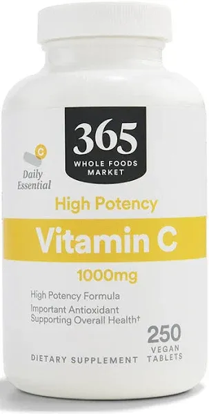 365 Everyday Value, Vitamin C 1000mg, 250 ct