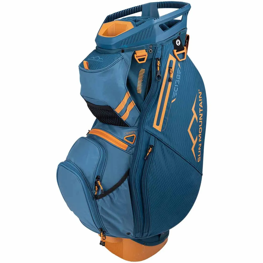 Sun Mountain 2024 C-130 5-Way Cart Bag - Harbor-Spruce-<wbr/>Ochre