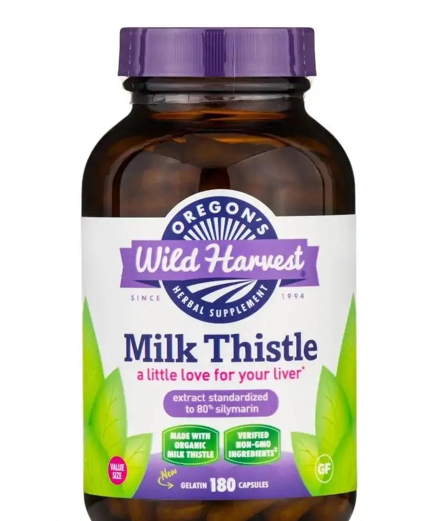 Oregon's Wild Harvest Milk Thistle 180 Capsules