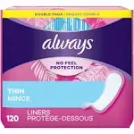 Always Thin Daily Liners Regular