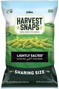 Harvest Snaps Green Pea Snack Crisps Lightly Salted