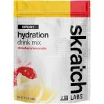 Skratch Labs Sport Hydration Drink Mix - Strawberry Lemonade 20 -Serving