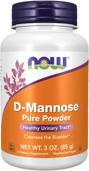 NOW Foods, D-Mannose 500 mg, 120 veg capsules