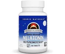 Source Naturals, Melatonin, 2mg Timed Release, 60 Timed Release ct