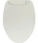 Brondell L60 LumaWarm Heated Nightlight Round Toilet Seat Biscuit