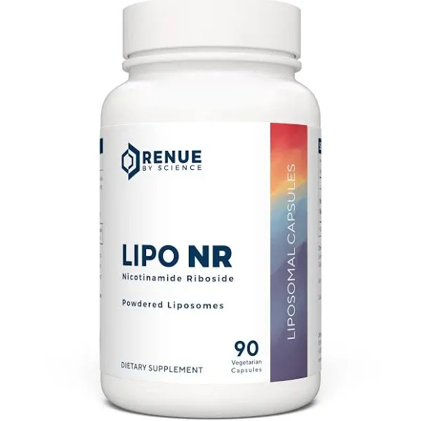 RENUE by Science Nicotinamide Riboside | High Strength Liposomal NAD Supplement | 90 Nicotinamide Capsules - 300mg Nicotinamide Riboside per Serving | Manufactured in The USA Third-Party Tested