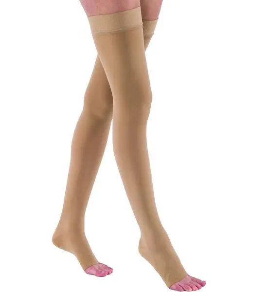 ReliefWear Thigh Highs Open Toe Garter Style (No Grip Top) 20-30 mmHg