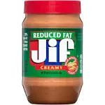 Jif Creamy Reduced Fat Peanut Butter Spread, 40 oz