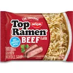 Nissin Beef Ramen Noodle Soup, 24 ct