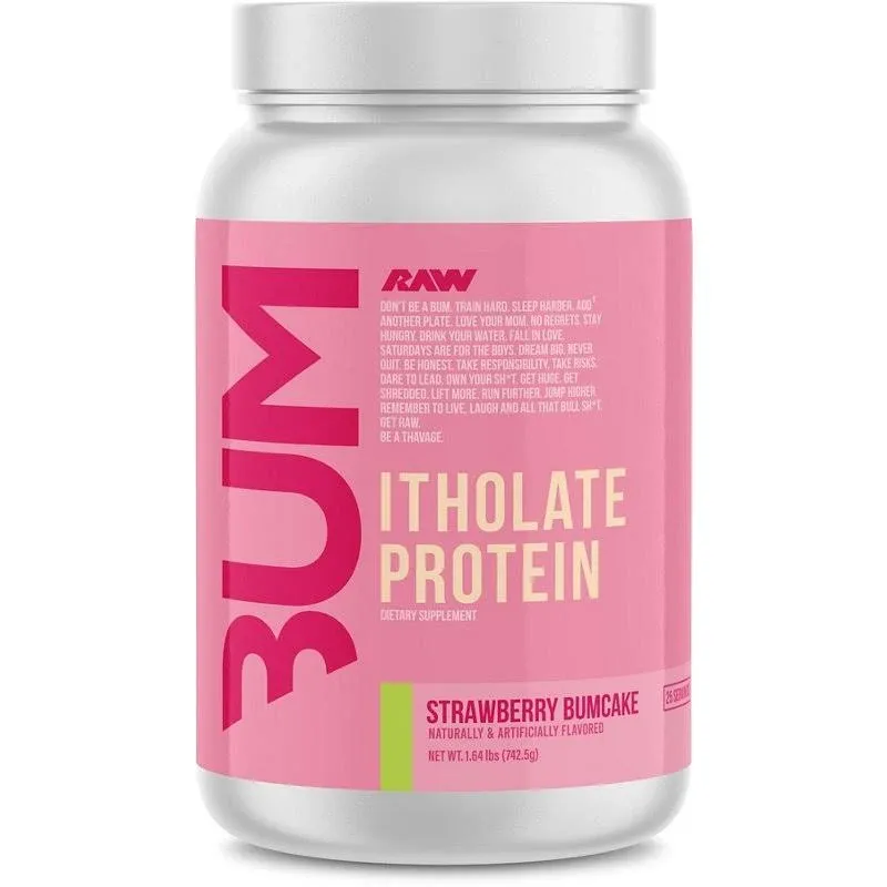 Raw Nutrition: Itholate Protein Strawberry Bumcake