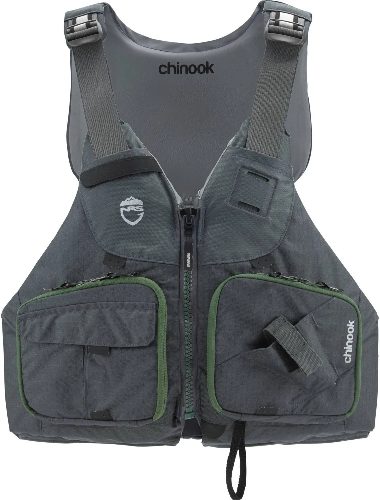 NRS - Chinook Fishing PFD Xs-M / Charcoal