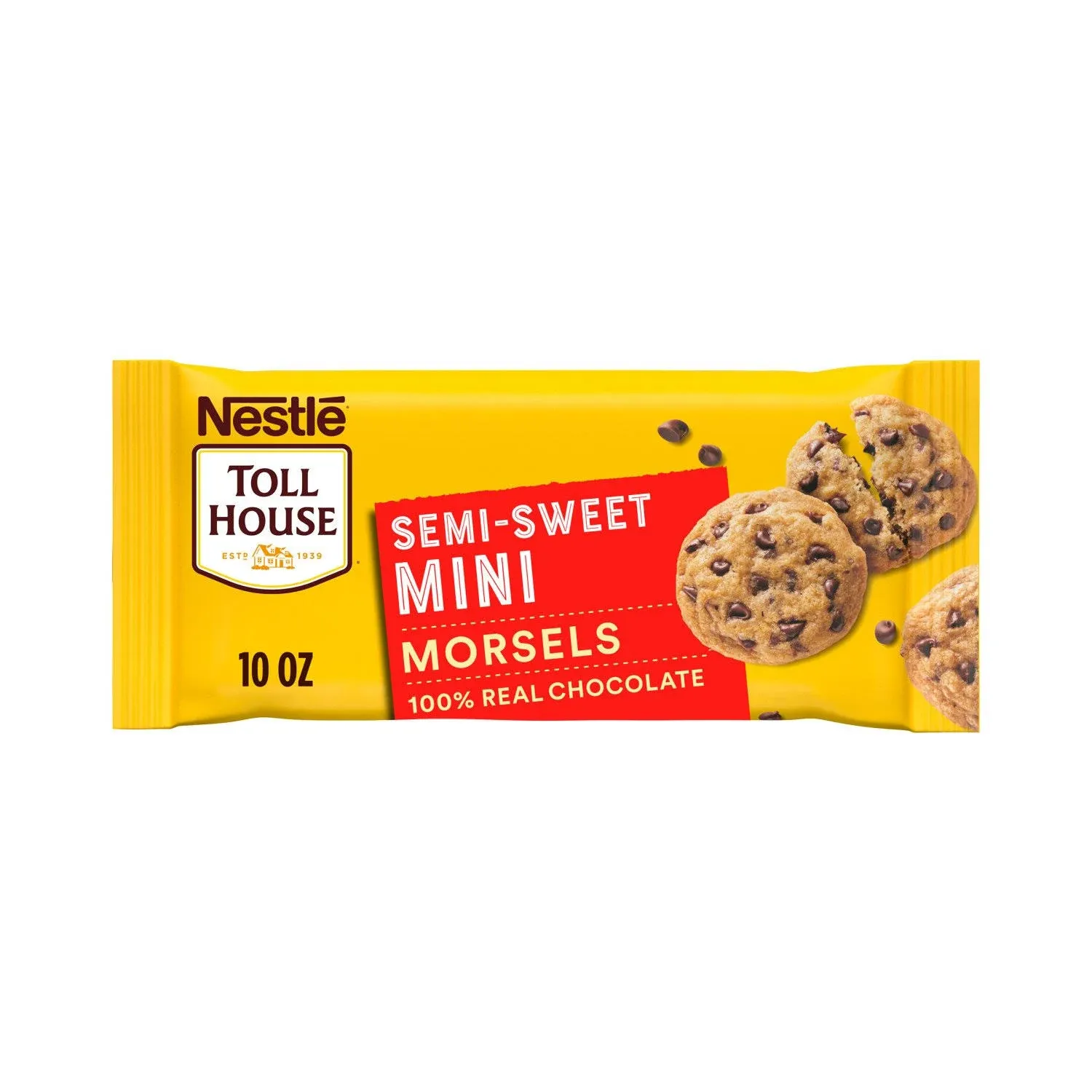 Nestle Toll House Morsels, Semi-Sweet, Mini, Chocolate - 10 oz