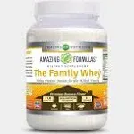 Amazing Formulas The Family Whey Protein Isolate Banana Flavor 2 lbs