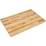 John Boos Global Industrial Maple Butcher Block Square Edge Workbench Top