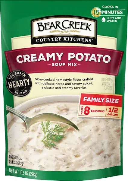 Bear Creek Creamy Potato Soup Mix, 10.5 Ounces (Pack of 6)