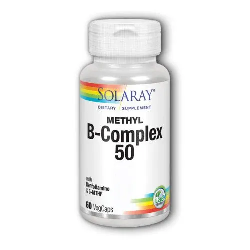 Buy Methyl B-Complex 50 60 Caps By Solaray | Herbspro.com