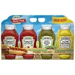 Heinz Simply Tomato Ketchup Sweet Relish & Yellow Mustard Grill Pack (4 ct)