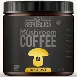 La Republica Founders Reserve Mushroom Coffee (Super-Premium Coffee with 50% More Shrooms, Best Tasting Instant On The Planet Small Batch Full