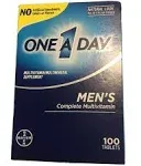 One A Day Complete Multivitamin, Men's, Tablets - 100 tablets