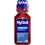 Vicks NyQuil Cold & Flu Nighttime Relief Liquid 8 fl. oz. Plastic Bottle