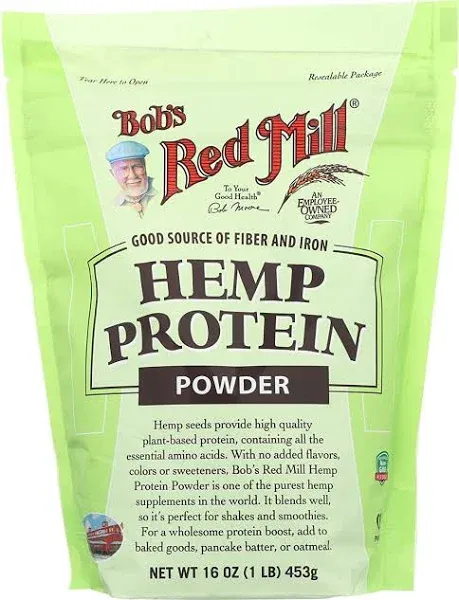 Bob's Red Mill Hemp Protein Powder, 16 oz | Pack of 4