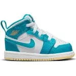 Air Jordan 1 Mid TD - Aquatone / Celestial / Gold White