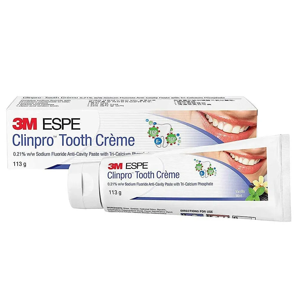 3M ESPE Clinpro Tooth Creme Toothpaste Vanilla Mint Sodium Fluoride Anti-Cavity