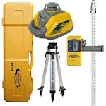 Spectra Precision LL100N-1 Laser Level Kit with HR320 Receiver and Clamp, 15&#039;