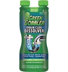 Weiman Green Gobbler 31 oz. Drain Clog Dissolver Gobbles the toughest clogs