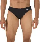 NWT Speedo Men&#039;s Powerflex Eco Black Adult Men Solar Brief Swimwear Size 32