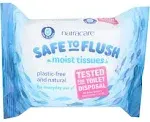 Natracare Safe to Flush Moist Tissues 30 Count