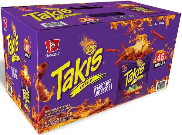 Takis Fuego, 1 Ounce (46 Pack) (2 Pack)