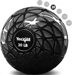 Shop Yes4all Slam Ball, 10-40lb Medicine Ball, Durable PVC Sand Filled Workout Dynamic Weighted Balls for Exercise Core Strengthen Online at A Best