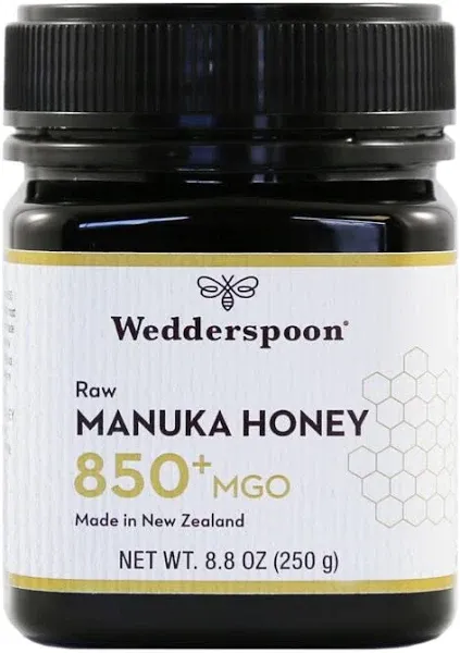 Wedderspoon Raw Premium Manuka Honey MGO 850 8.8 Oz Unpasteurized New Zealand...