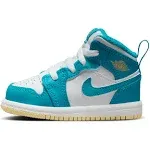 Air Jordan 1 Mid TD - Aquatone / Celestial / Gold White