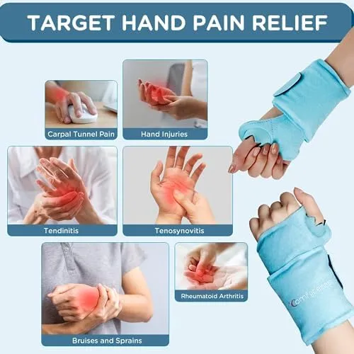 Comfytemp Wrist Ice Pack Wrap for Carpal Tunnel Relief