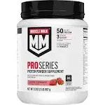 Muscle Milk Pro Series Protein Powder, Slammin' Strawberry - 32 oz